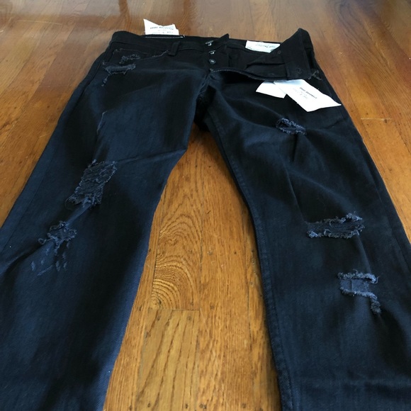 rag & bone Other - Rag & Bone Black Distressed Skinny Jeans Fit 0
